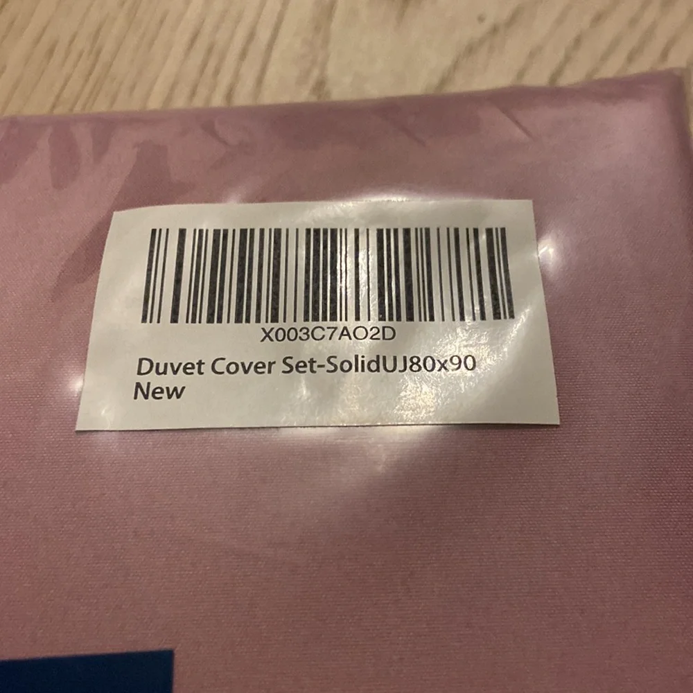 NEW Bedsure Purple Pink Duvet Comforter Cover Full Size 2 Pillowcases 80” x 90”